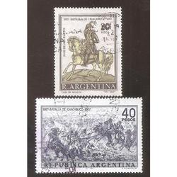 ARGENTINA 1967 (MT797-98) EJERCITO DE LOS ANDES, USADA