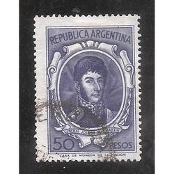 ARGENTINA 1966 (MT782a) PROCERES SAN MARTIN $50, MATE, USADA