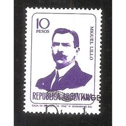 ARGENTINA 1966 (MT770) HOMBRES DE CIENCIA: LILLO,  USADA
