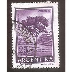 ARGENTINA 1966 (MT733) PY RIQUEZAS: QUEBRACHO HUECOGRABADO,