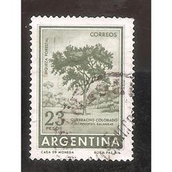 ARGENTINA 1965 (MT707) P. Y RIQUEZAS QUEBRACHO, MATE USADA