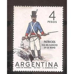 ARGENTINA 1964 (MT687) DIA  DELEJERCITO,  USADA