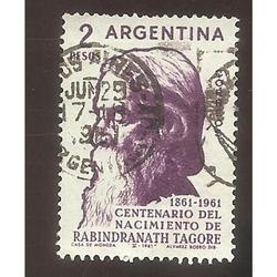 ARGENTINA 1961 (MT643) RABINDRANATH TAGORE,  USADA