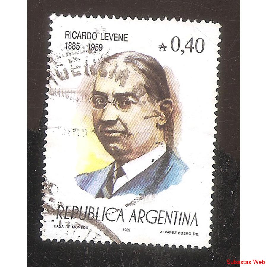 ARGENTINA 1985 (MT1545) PERSONALIDADES II  LEVENE   USADA