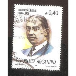ARGENTINA 1985 (MT1545) PERSONALIDADES II  LEVENE   USADA