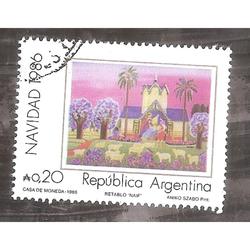 ARGENTINA 1986 (MT1615)  NAVIDAD,  USADA