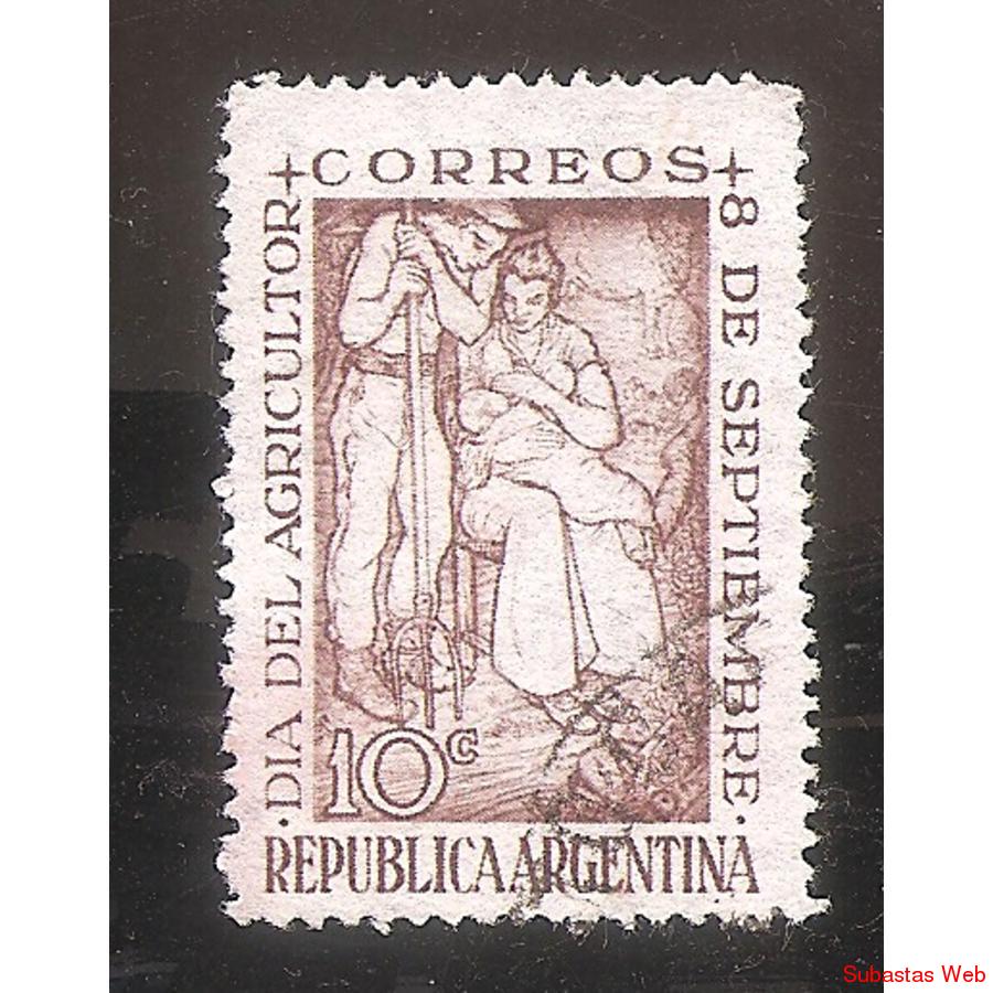 ARGENTINA 1948(MT498) DIA DEL AGRICULTOR  USADA