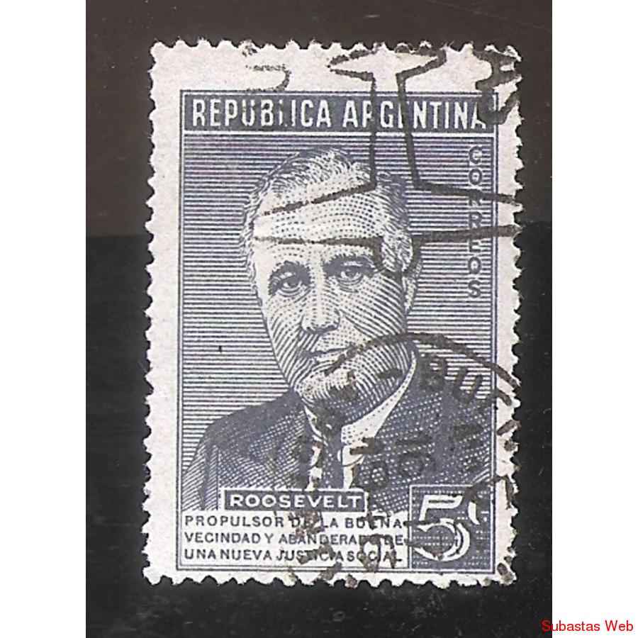 ARGENTINA 1946(MT465) HOMENAJE A ROOSEVELT  USADA