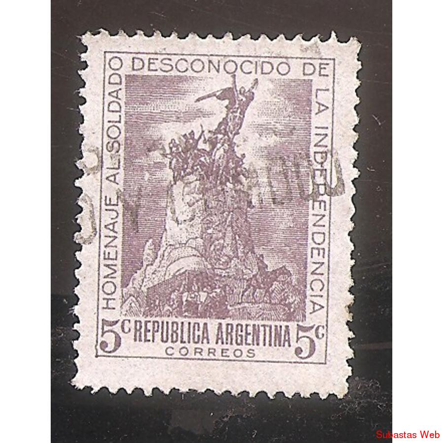ARGENTINA 1946(MT464) EL SOLDADO DESCONOCIDO  USADA