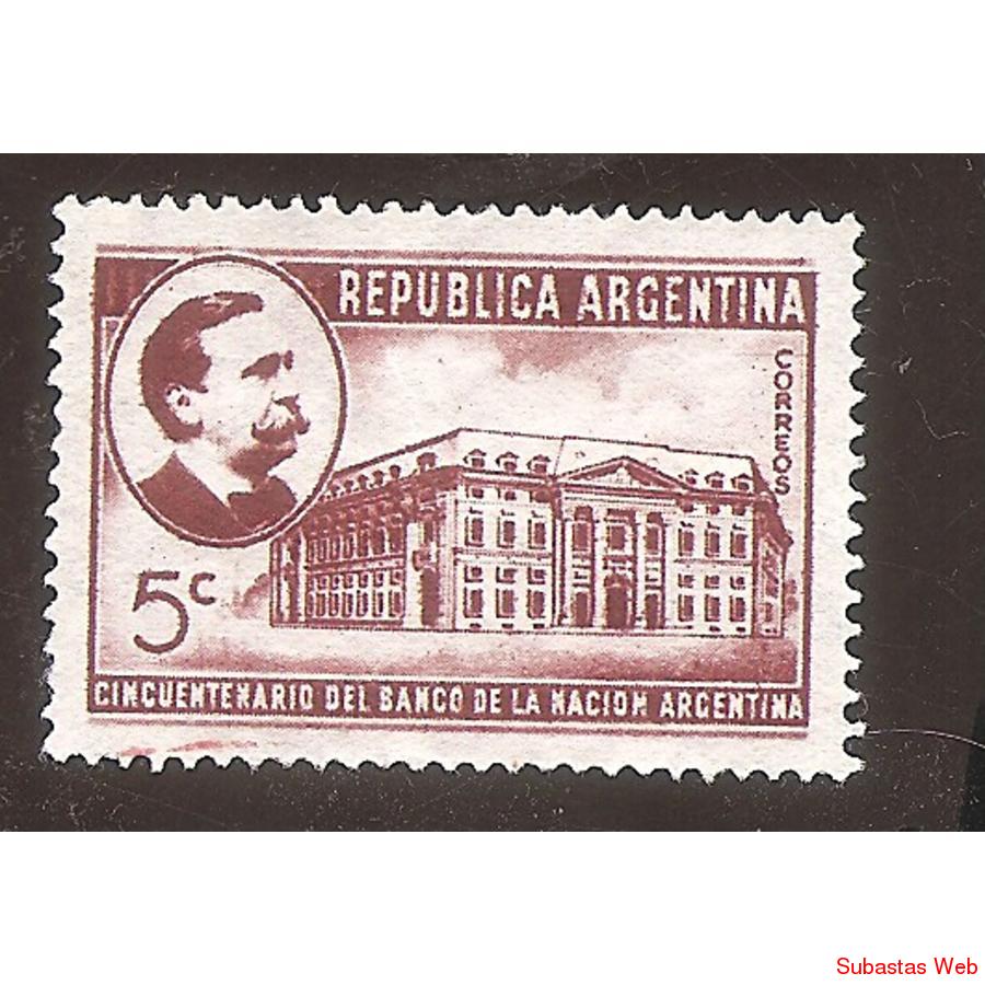 ARGENTINA 1941(MT414) CENTENARIO DEL BANCO NACION  USADA