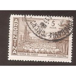 ARGENTINA 1959)MT606) PROC Y RIQ: TIERRA DEL FUEGO, MATE,  U