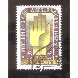 ARGENTINA 1948(MT496) SEGURIDAD EN EL TRANSITO  USADA