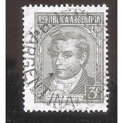 ARGENTINA 1946(MT463II) PROCERES: MORENO FILIGRANA RR  USADA