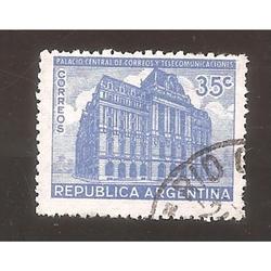 ARGENTINA 1945(MT449) PALACIO DE CORREOS, SOL RO  usada