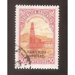 ARGENTINA 1935(379Y-346Ab) PETROLEO MATE, FILI RA RO, SO 11m