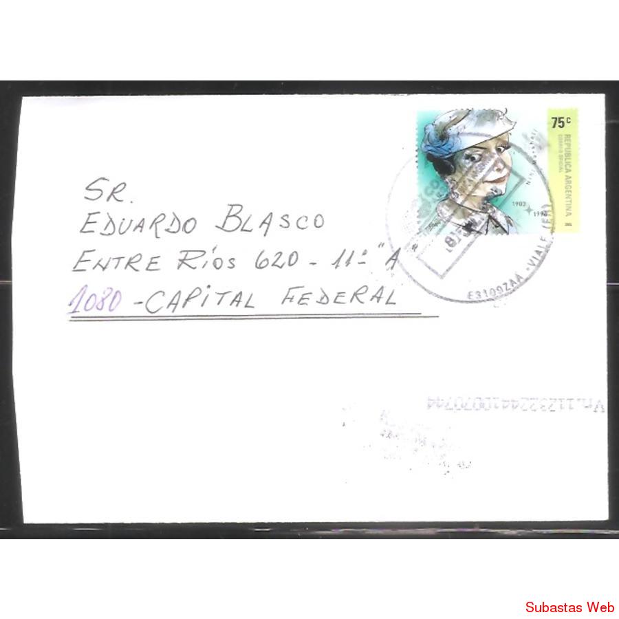 ARGENTINA 2003  SOBRE CIRCULADO NUMERO  204