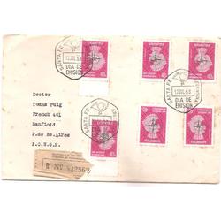 ARGENTINA  1958  SOBRE CIRCULADO NUMERO  129
