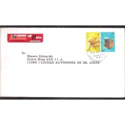 ARGENTINA 2001  SOBRE CIRCULADO  NUMERO  195
