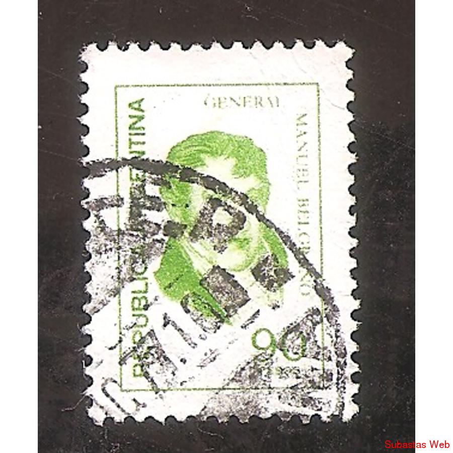 ARGENTINA 1977(MT1088) PROCERES: BELGRANO DE $90 USADA