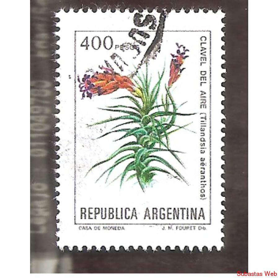 ARGENTINA 1982(1380) FLORES:  CLAVEL DEL AIRE  USADA