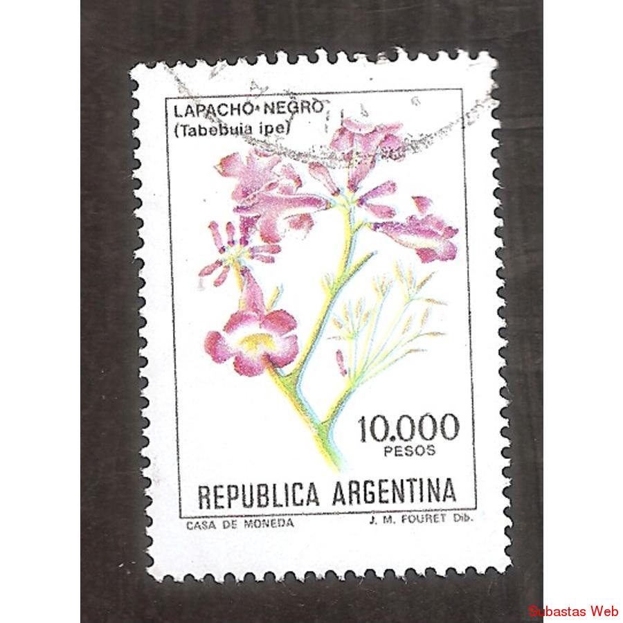 ARGEN1982 (1340) FLORES: LAPACHO NEGRO  USADA