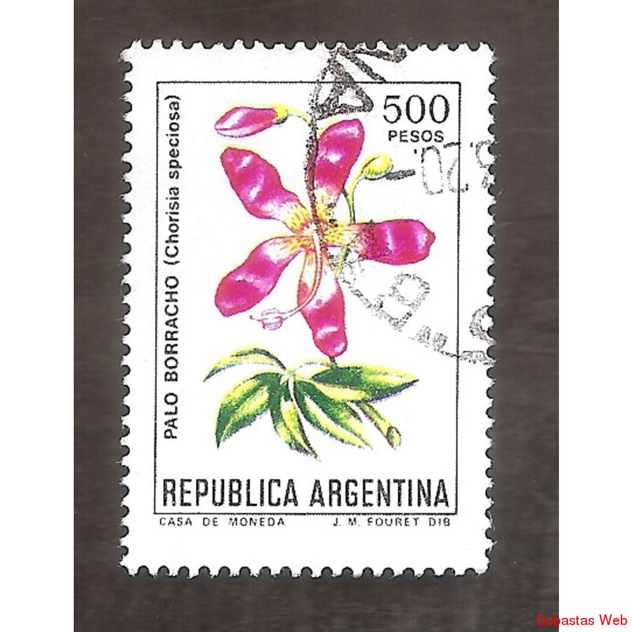 ARGEN1982 (1337a) FLORES: PALO BORRACHO  FOSFO USADA