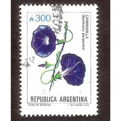 ARGENTINA 1989(1769) FLORES ARGENTINAS: CAMPANILLA  USADA