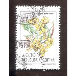 ARGEN1985 (1532) FLORES ARGENTINAS: CARNAVAL  FLUO  USAD
