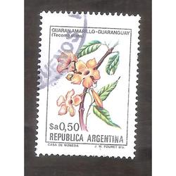 ARGEN1983 (1413a) FLORES:GUARANDAY AMARILLO, FLUO USADA