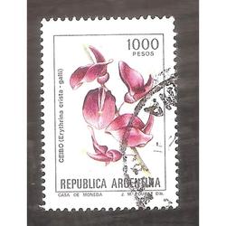 ARGEN1982 (1365) FLORES: CEIBO  USADA