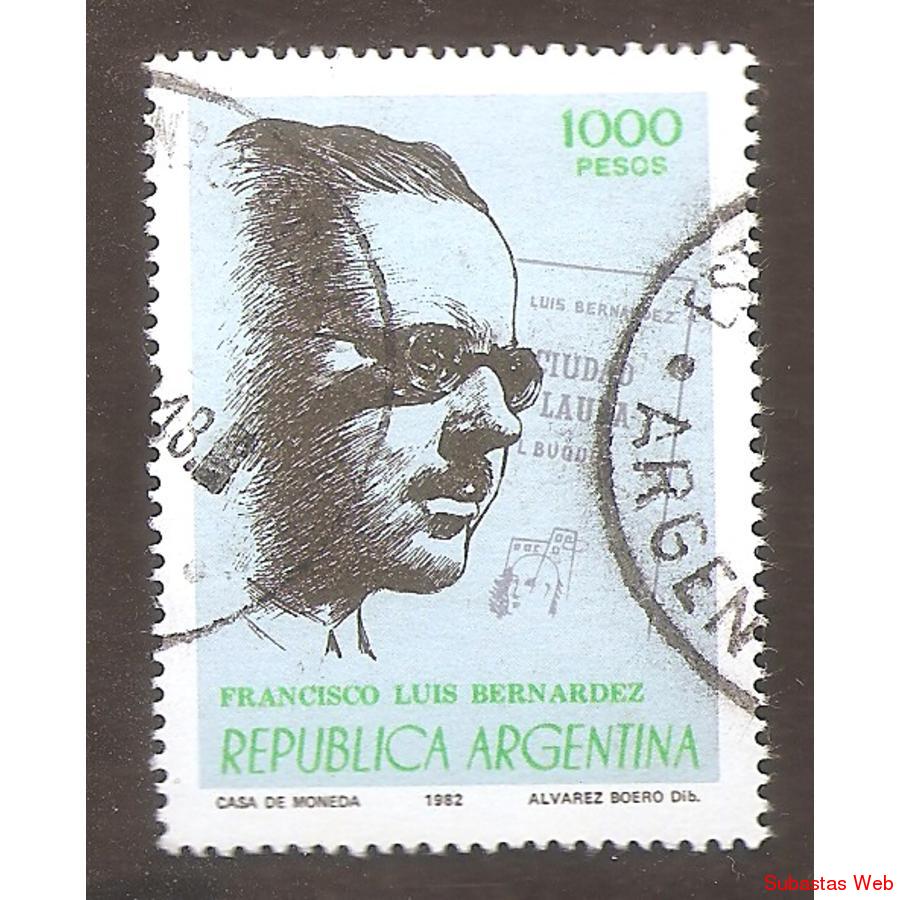 ARGENTINA 1982(MT1327) AUTORES NACIONALES  USADA