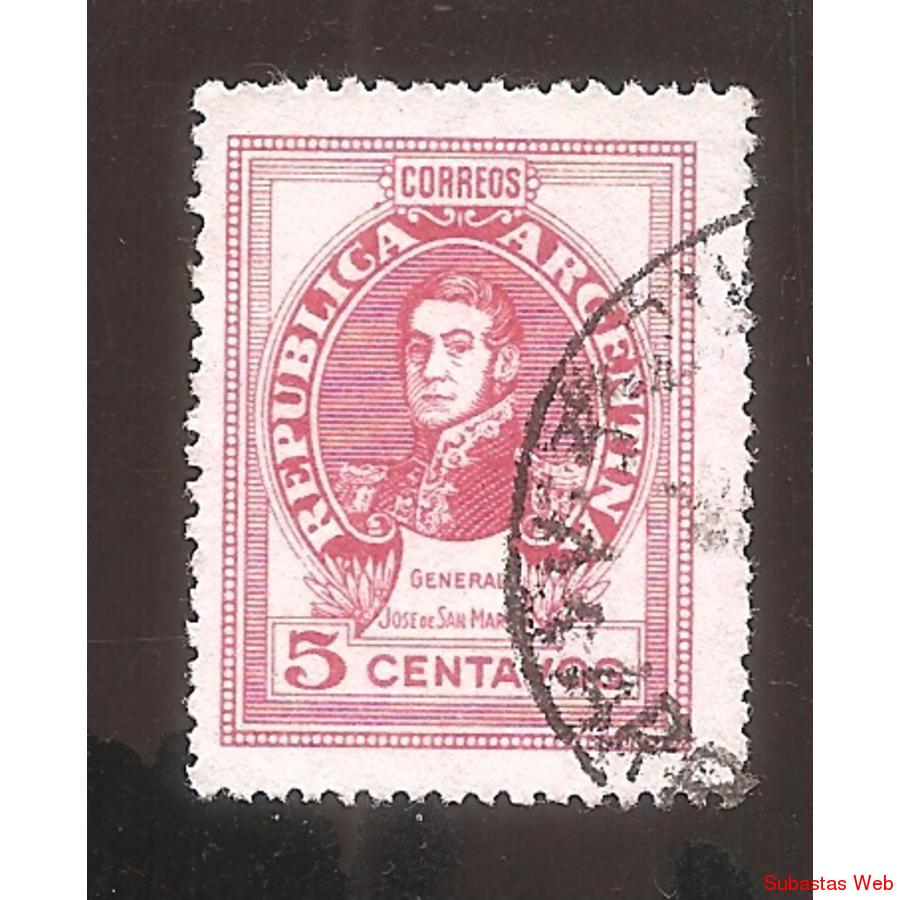 ARGENTINA 1945(MT462III) SAN MARTIN OFFSET FILI RA  USADA