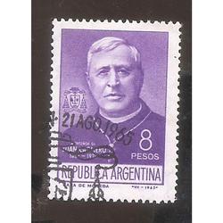 ARGENTINA 1965(MT717) MONSEÑOR CAGLIERO USADA