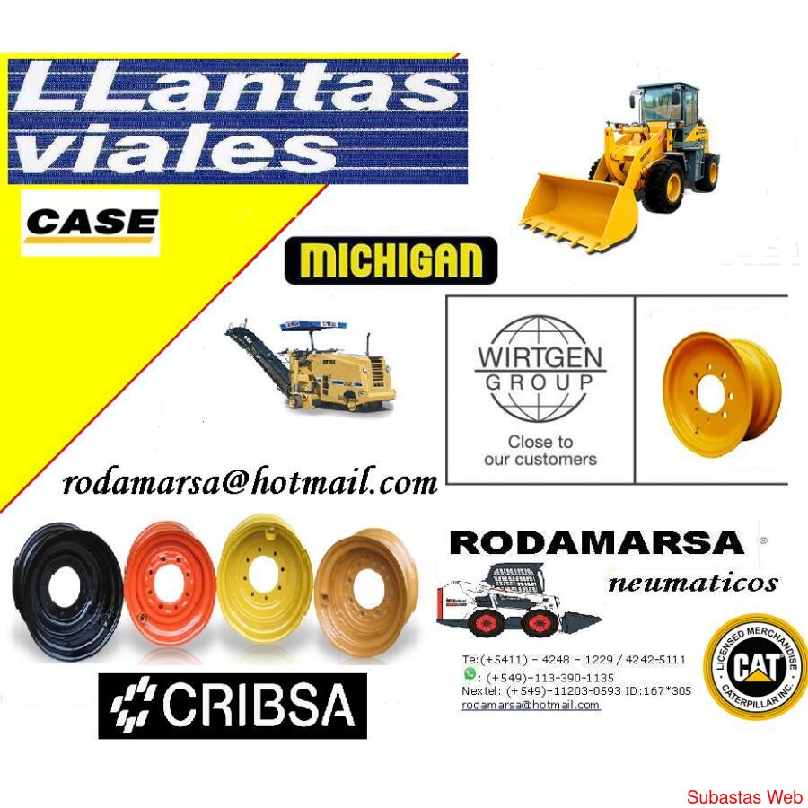 LLANTA 12X16.5 MINICARGADORAS Rodamarsa