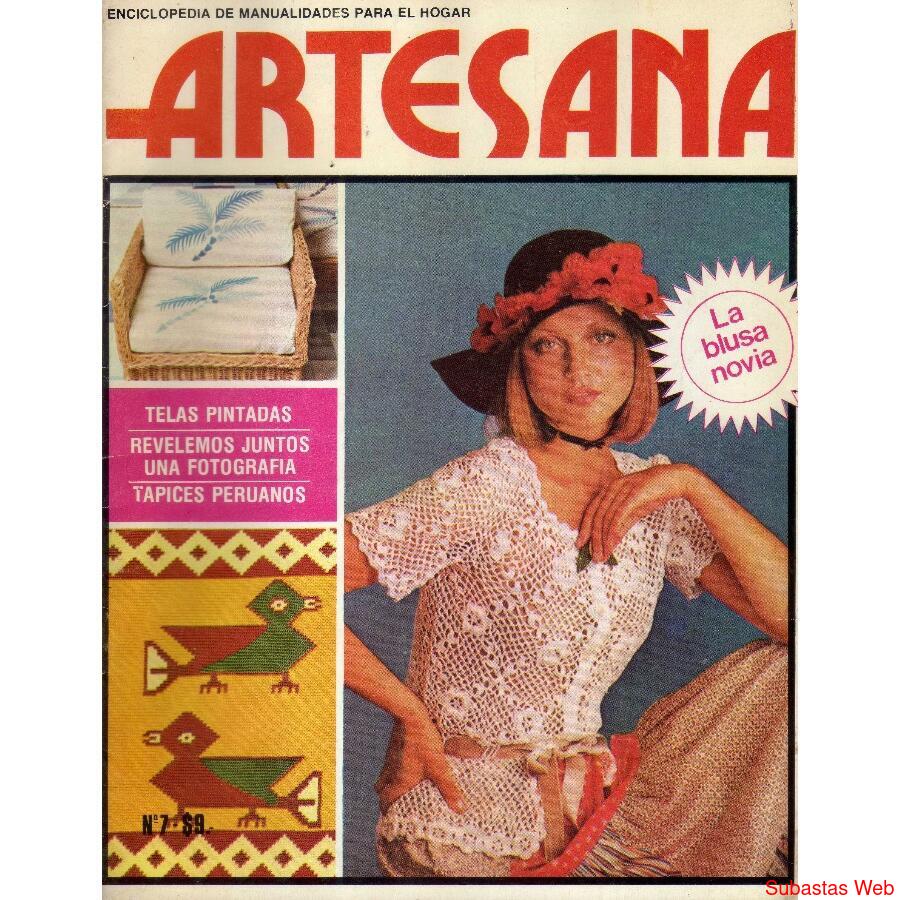 ANTIGUA REVISTA ARTESANA NRO7 Envio GRATIS   pilarsur