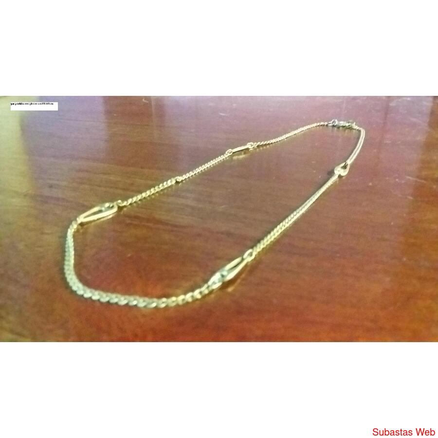 Gargantilla Oro Gleco Cod08 40cm pilarsur