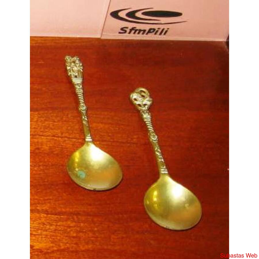 CUCHARAS DE BRONCE EL PAR pilarsur