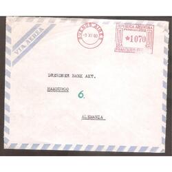 ARGENTINA 1960 SOBRE CIRCULADO NUMERO 138