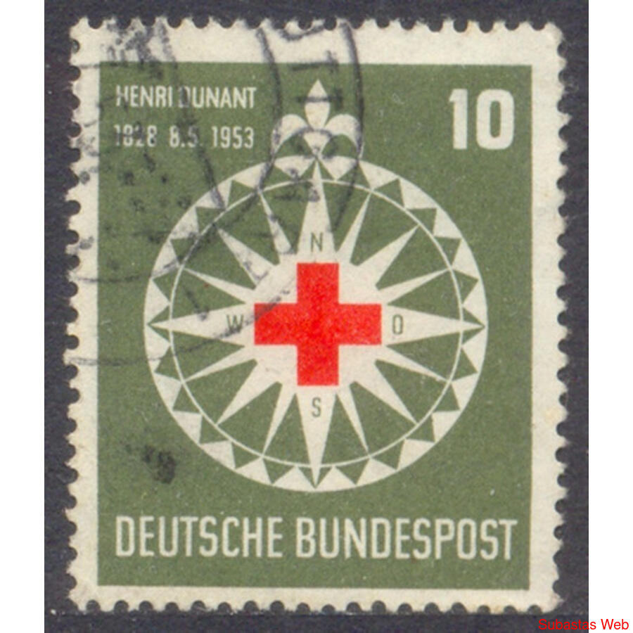 ALEMANIA BDR. Yv 50. CRUZ ROJA ALEMANA BUEN EJEMPLAR.  € 10.