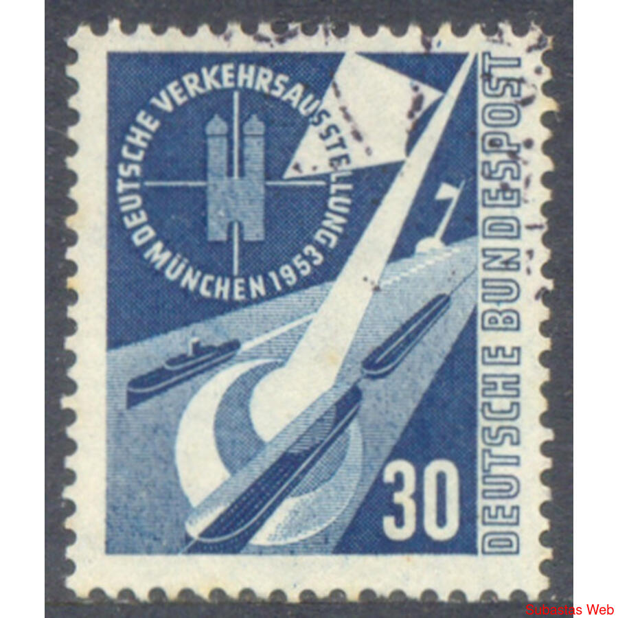 ALEMANIA BDR. Yv 56. EL VALOR ALTO DE LA SERIE. € 28.00