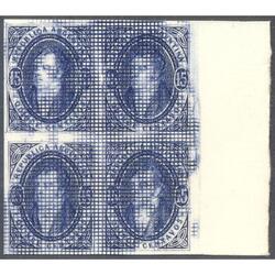 ARGENTINA GJ 22 RIVADAVIA 15c AZUL CUADRO REIMPRESIÓN PALEY
