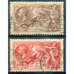 REINO UNIDO Sc 222 + 223. JORGE V. SELLOS DE LUJO. U$ 160.00