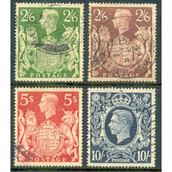 REINO UNIDO Sc 249 / 251 JORGE VI. SELLOS DE LUJO. U$ 40.00