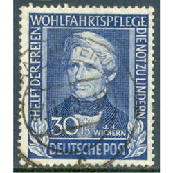 ALEMANIA BDR. Yv 6 WICHERN WELFARE. VALOR ALTO VC: U$ 100.00