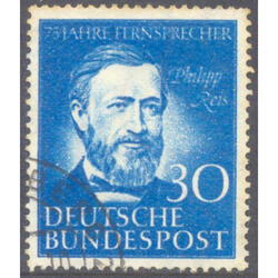 ALEMANIA BDR. Yv 46 PHILIPP REIS EXCELENTE EJEMPLAR € 22.00