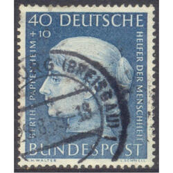 ALEMANIA BDR. Yv 79 BERTHA PAPPENHEIM ALTO VALOR € 52.00