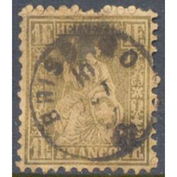 SUIZA. Sc 50 LUJOSO EJEMPLAR USADO MAT. PLENO. VC U$ 120.00