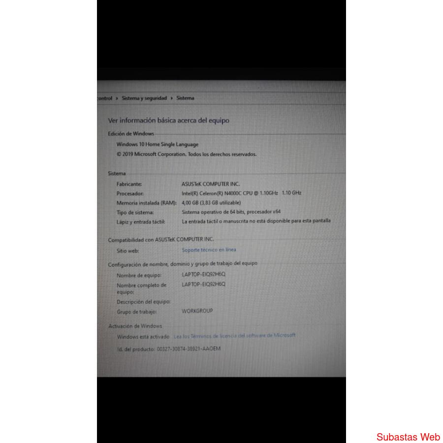 Vendo Laptop ASUS solo 3 meses de uso . Excelente estado