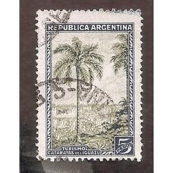 ARGENTINA 1935(382) PROC Y RIQ:  CATARATAS YGUAZU,  USADA