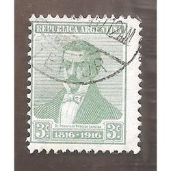 ARGENTINA  1916(199I) CENTENARIO DE INDEPENDENCIA, FILI HV